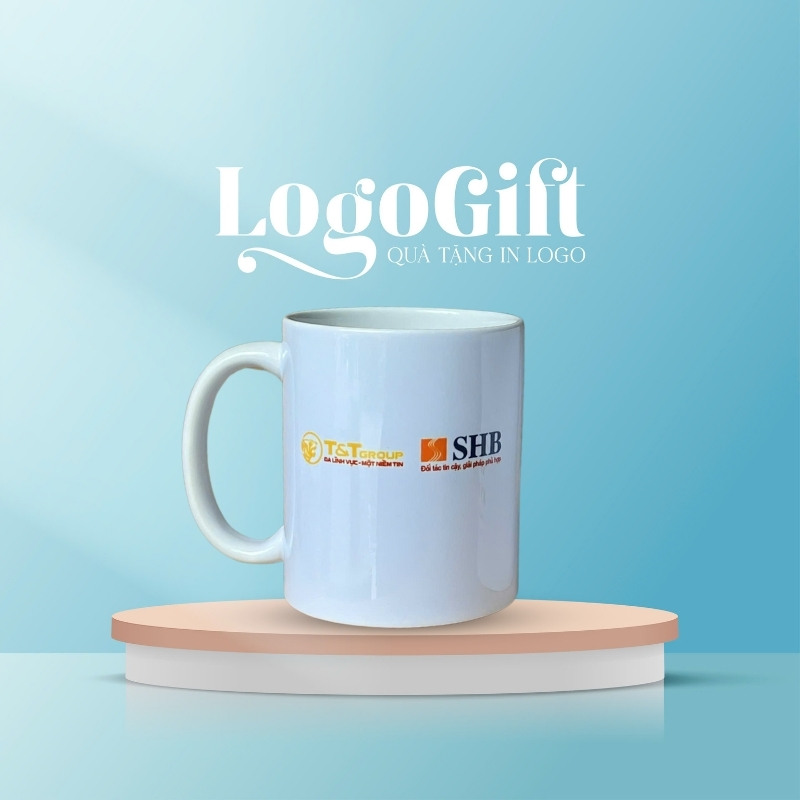 Cốc sứ quà tặng in logo