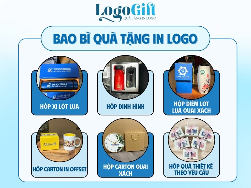 bao bì đựng quà tặng in logo