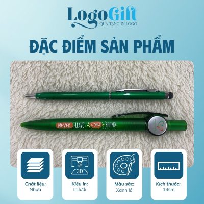 Đặc điểm của bút bi nhựa in logo
