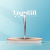 Bút bi quà tặng in logo màu bạc kích thước 14.2cm LG-BB02