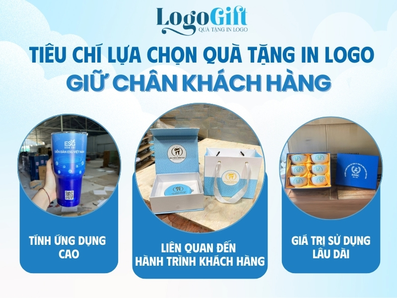 tiêu chí chọn quà tặng in logo theo mục tiêu giữ chân khách hàng