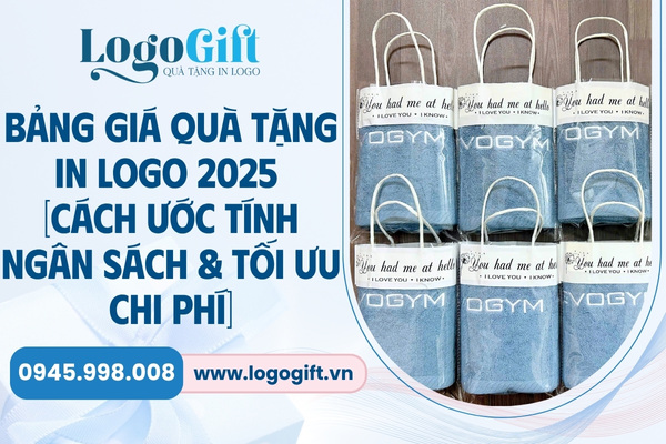 bảng giá quà tặng in logo