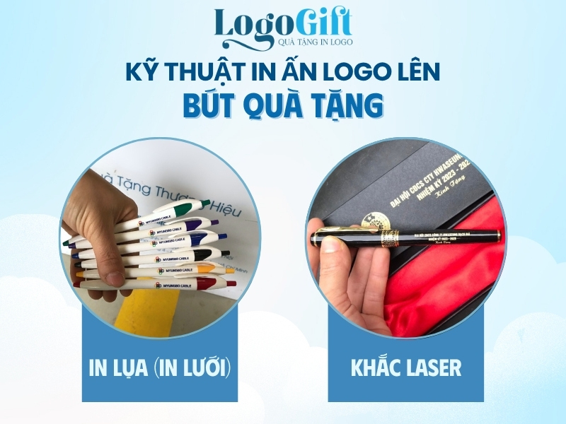 phương pháp in logo lên bút ký quà tặng