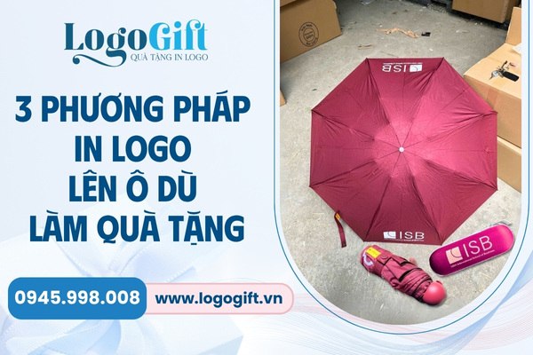 phương pháp in logo lên ô dù làm quà tặng