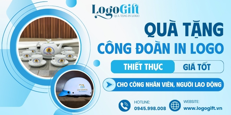 quà tặng công đoàn in logo thiết thực, giá tốt