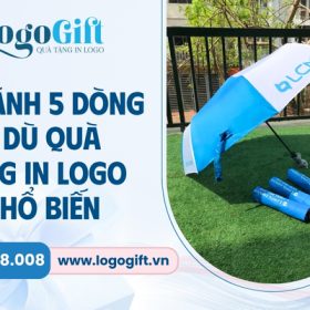 so sánh ô dù quà tặng in logo
