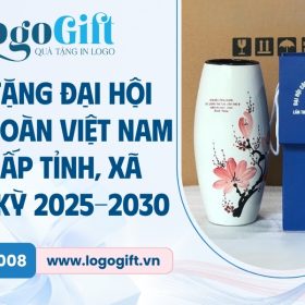 quà tặng Đại hội Công Đoàn Việt Nam in logo