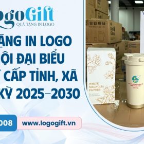 quà tặng Đại hội Đại biểu Phụ nữ cấp tỉnh, xã in logo