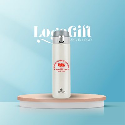 Quà tặng Đại Hội in logo bình giữ nhiệt thương hiệu Elmich 500ml LG-BGN21