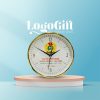 Đồng hồ treo tường in logo số in quà tặng Đại hội LG-ĐH29