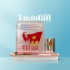 Kỷ niệm chương quà tặng Đại Hội in logo pha lê LG-KNC07