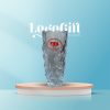 Lọ hoa nhiệt quà tặng Đại hội in logo dáng ly miệng loe 30cm LG-LH12