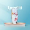 Bình hoa in logo quà tặng Đại Hội dáng bom hoa đào LG-LH08