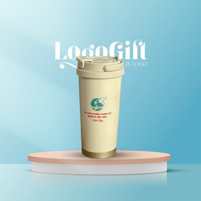 Quà tặng Đại hội in logo ly giữ nhiệt thương hiệu Flower 500ml LG-LGN10