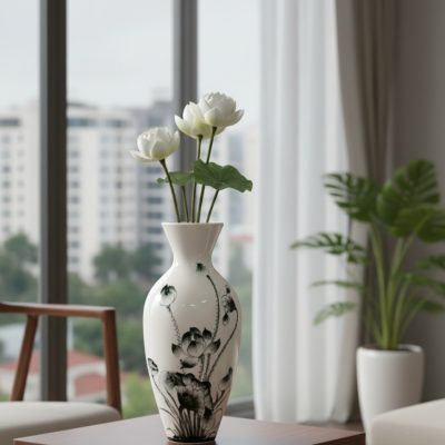 binh-hoa-gom-su-qua-tang-in-logo-dang-thon-cao-ve-sen-den-lg-lh20-3